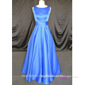 2016 guangzhou factory royal blue satin evening gowns bridesmaid dresses